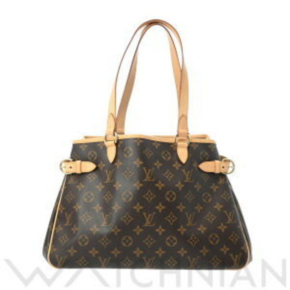 Louis Vuitton Monogram Batignolles Brown Canvas Tote Bag - Picture 1 of 9